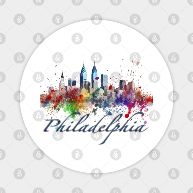 Philadelphia Skyline Magnet by Urban Archeology Shop Gallery